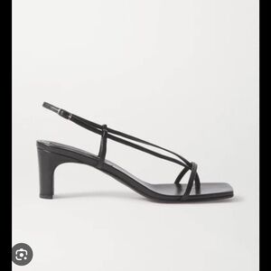 Bevza Leather Slingback Sandals